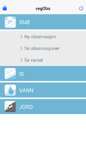 regObs Screenshots 0