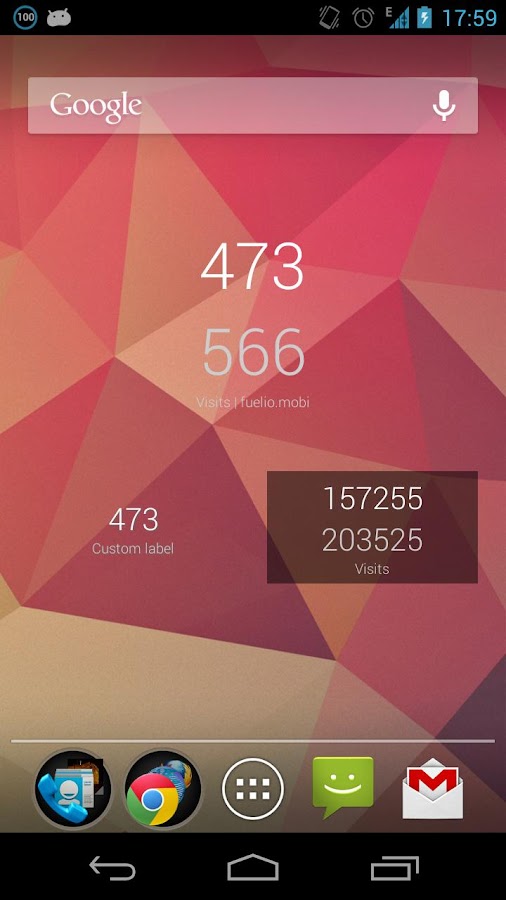    Analytics Widgets- screenshot  