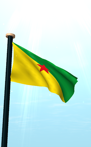 免費下載個人化APP|프랑스령 기아나 국기 3D 무료 라이브 배경화면 app開箱文|APP開箱王