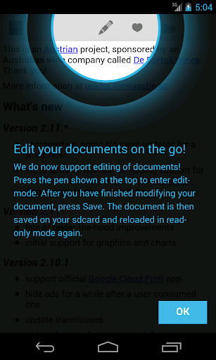 OpenDocument Reader