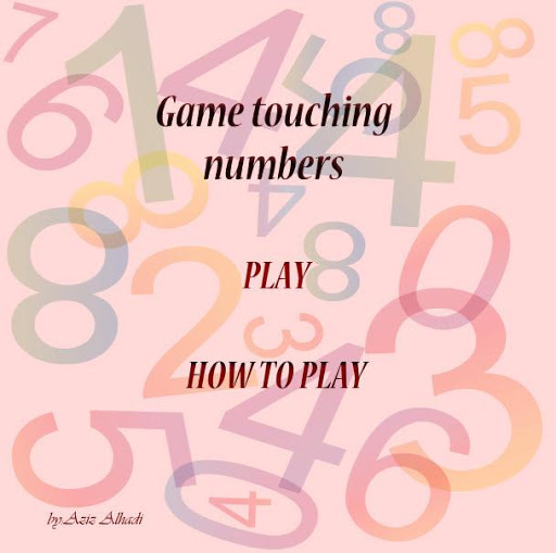 Game teaching numbers 0-10