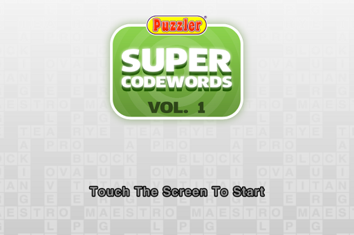 Puzzler Super Codewords - 1
