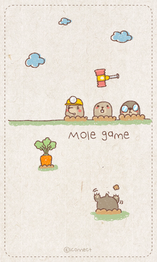 Mole game go launcher theme