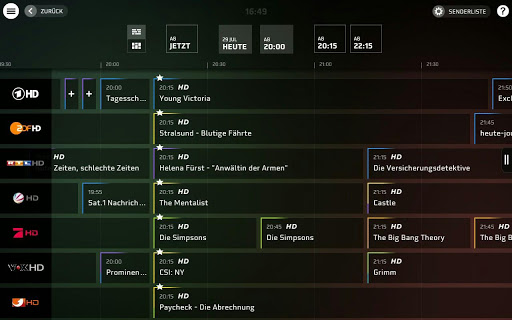 【免費媒體與影片App】HD+ TV-Programm Guide-APP點子