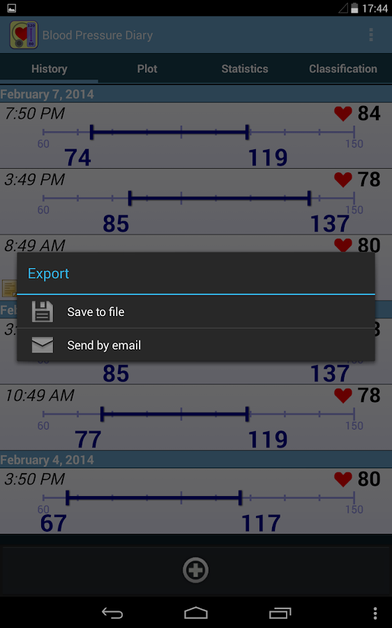 Blood Pressure Diary Android Apps on Google Play