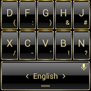 Theme TouchPal Frame Gold
