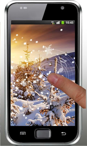 Winter Sunset live wallpaper