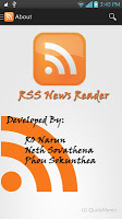 RSS News Reader APK capture d'écran Thumbnail #8