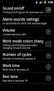 Tabata timer - screenshot thumbnail