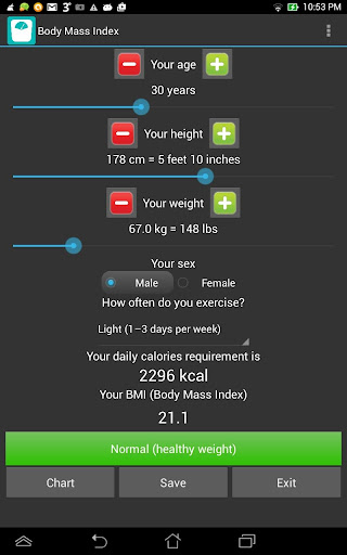 BMI BMR basal metabolic rate