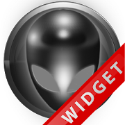 Poweramp Widget Grey Alien