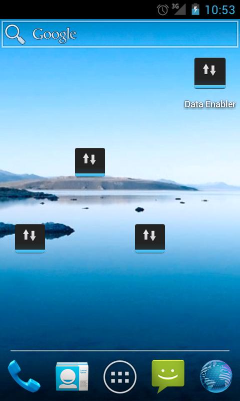Data Enabler Widget Android