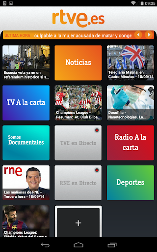 RTVE.es Tableta