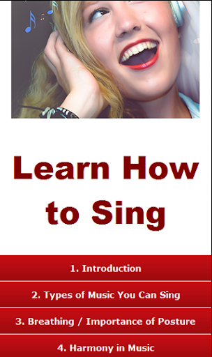 Learn How to Sing