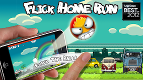 Flick Home Run! baseball game