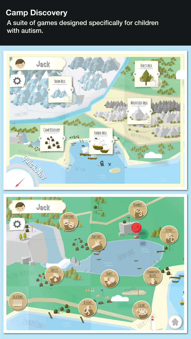 Camp Discovery Pro for Autism Screen 1