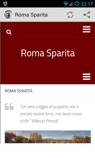 Roma Sparita Mobile