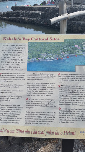 Kahalu'u Bay Cultural Site