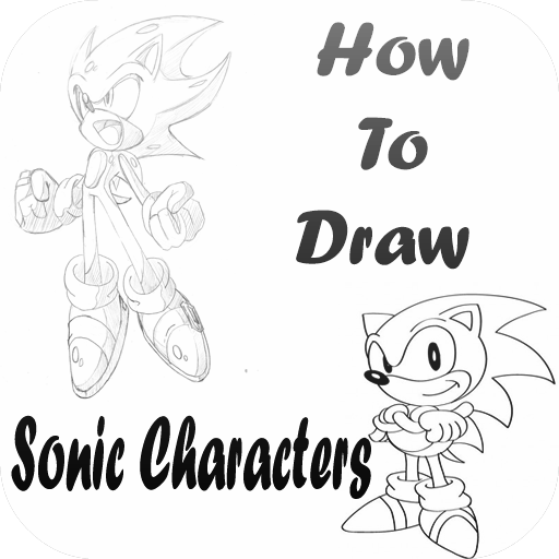 【免費生活App】How To Draw Sonic Characters-APP點子