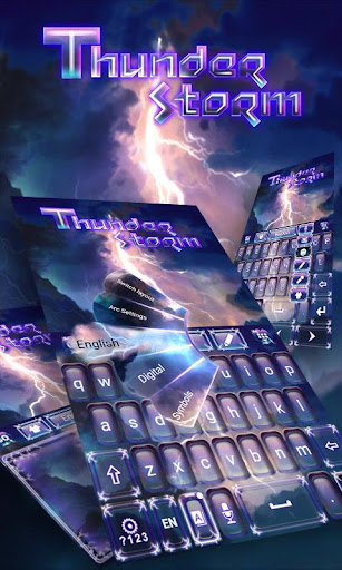 Thunder Storm Keyboard Theme