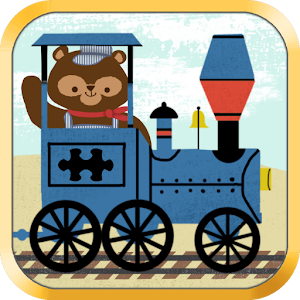 Train Games for Kids- Puzzles logo