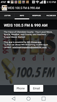 Captura de pantalla de WEIS 100.5 FM & 990 AM APK #2