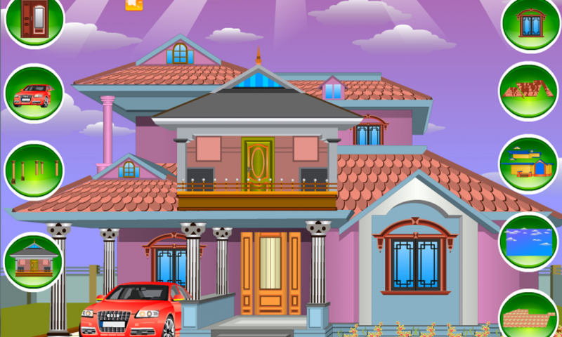 Android application Design your House - girl game screenshort
