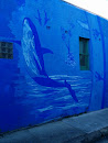Blue Whale Mural