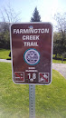Farmington Creek Trail Marker