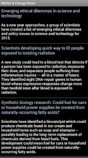 Daily Science RSS