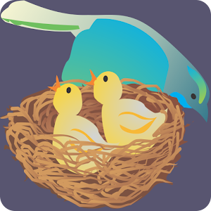 Mommy bird and her chick 1.4