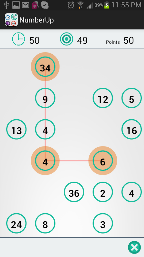 Number Up: The cool math game - screenshot