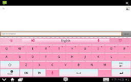 GO Keyboard Pink theme(Pad)