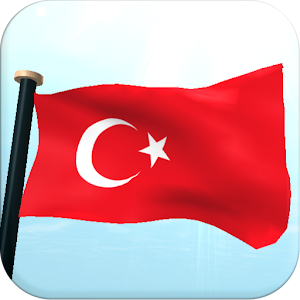 Turkey Flag 3D Live Wallpaper