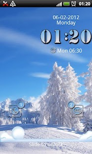 Free Winter GO Locker theme APK