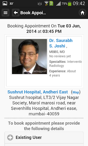 【免費健康App】Dr Saurabh Joshi Appointments-APP點子