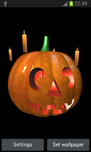 Pumpkin 3D Live Wallpaper - náhled