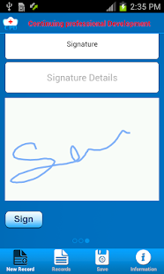 Free CPD nursing log APK for Android