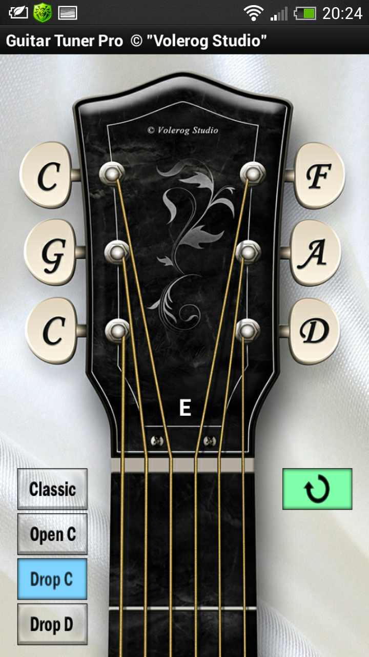 Tuning Your Guitar Pro (Tuner) Screen 3