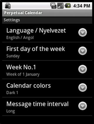 Perpetual Calendar Screen 2