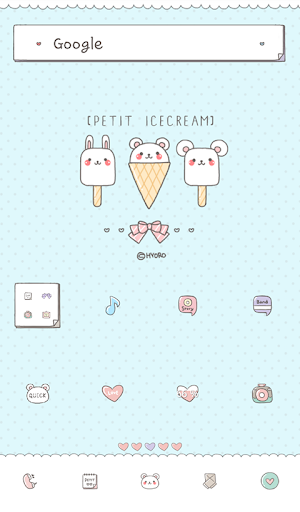 petit icecream dodol theme