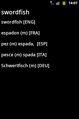 Fish lexicon Screen 2