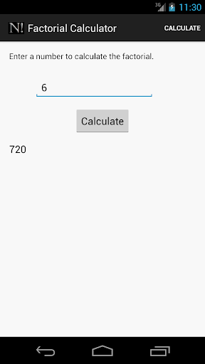 Factorial Calculator