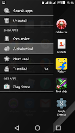 XZ White On Black Theme poster 6