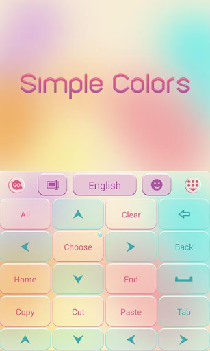 【免費個人化App】Simple Colors Keyboard Theme-APP點子