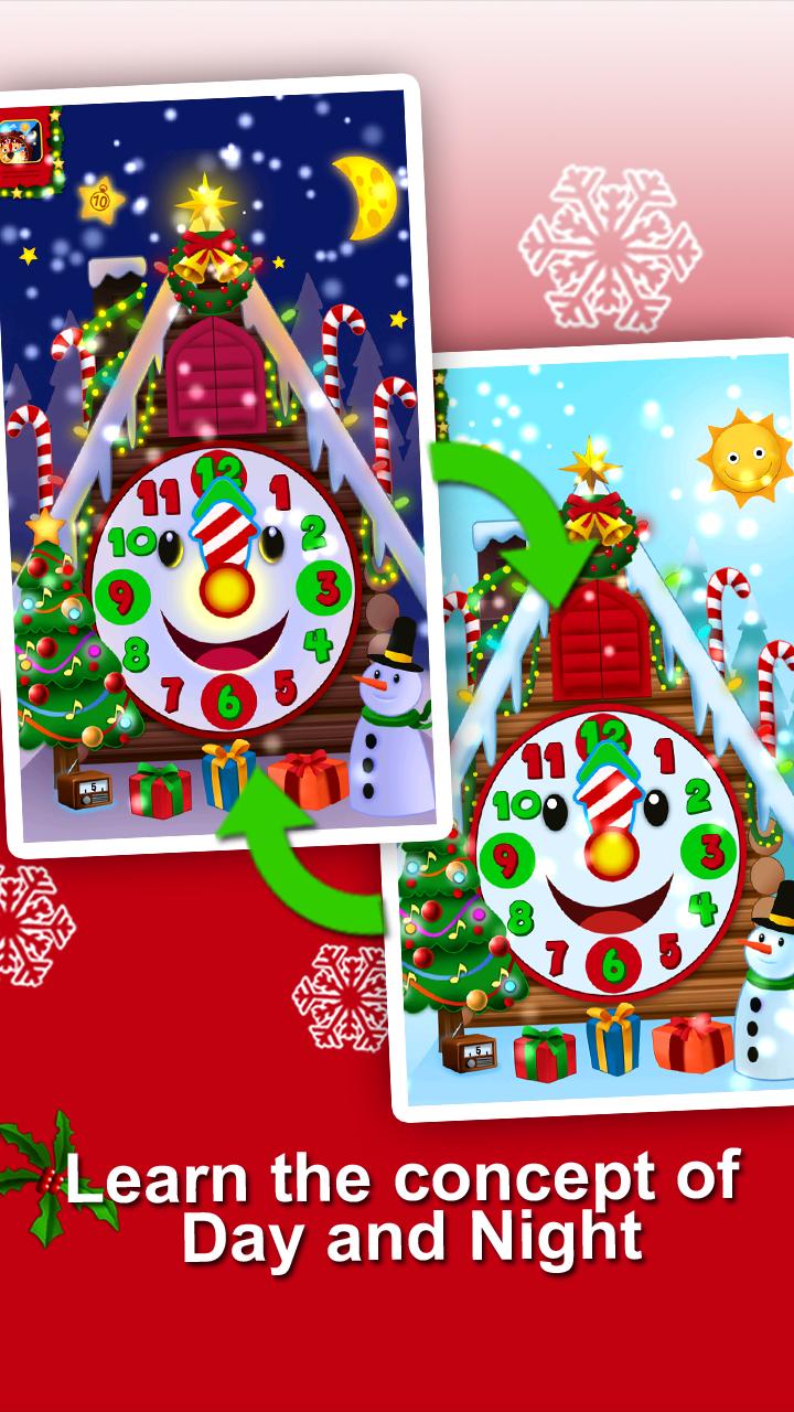 Christmas Toy Clock HD Screen 2