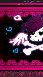 Emo růžové styl GO Launcher EX poster 2