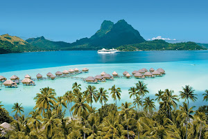 Spectacular Bora Bora: Built to navigate the narrow inlets of French Polynesia, the Paul Gauguin can maneuver from open ocean to shallow lagoon as nimbly as a yacht.