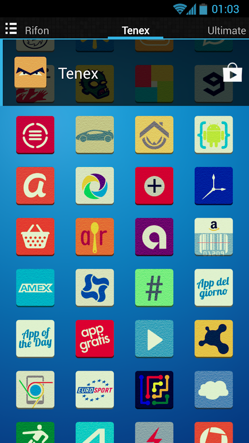 Tenex Nova/Apex/ADW/GO Theme - screenshot