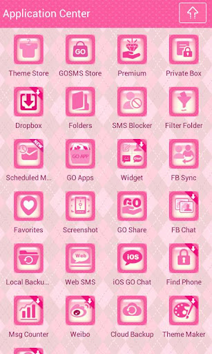 【免費個人化App】Sock Monkey Pink Go SMS Theme-APP點子